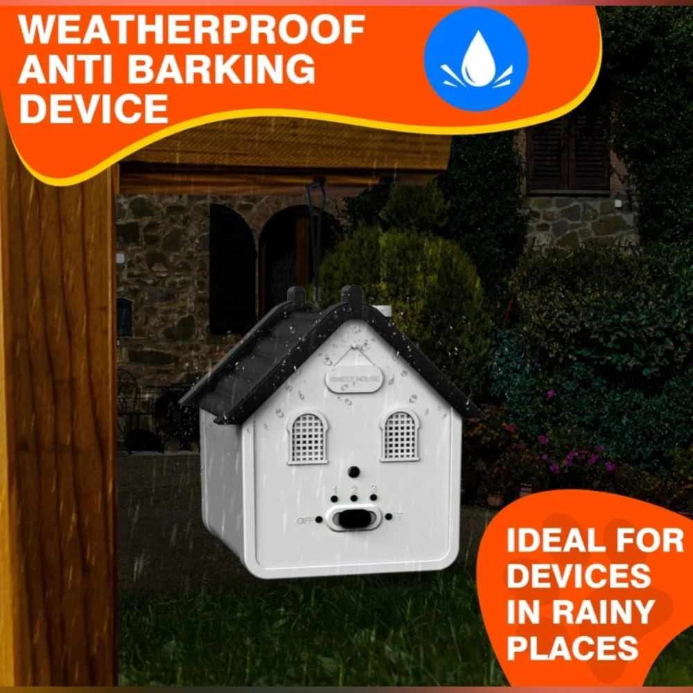 Anti Barking Device,2 in 1 Ultrasonic Barking Deterrent Devices Safe for Dogs